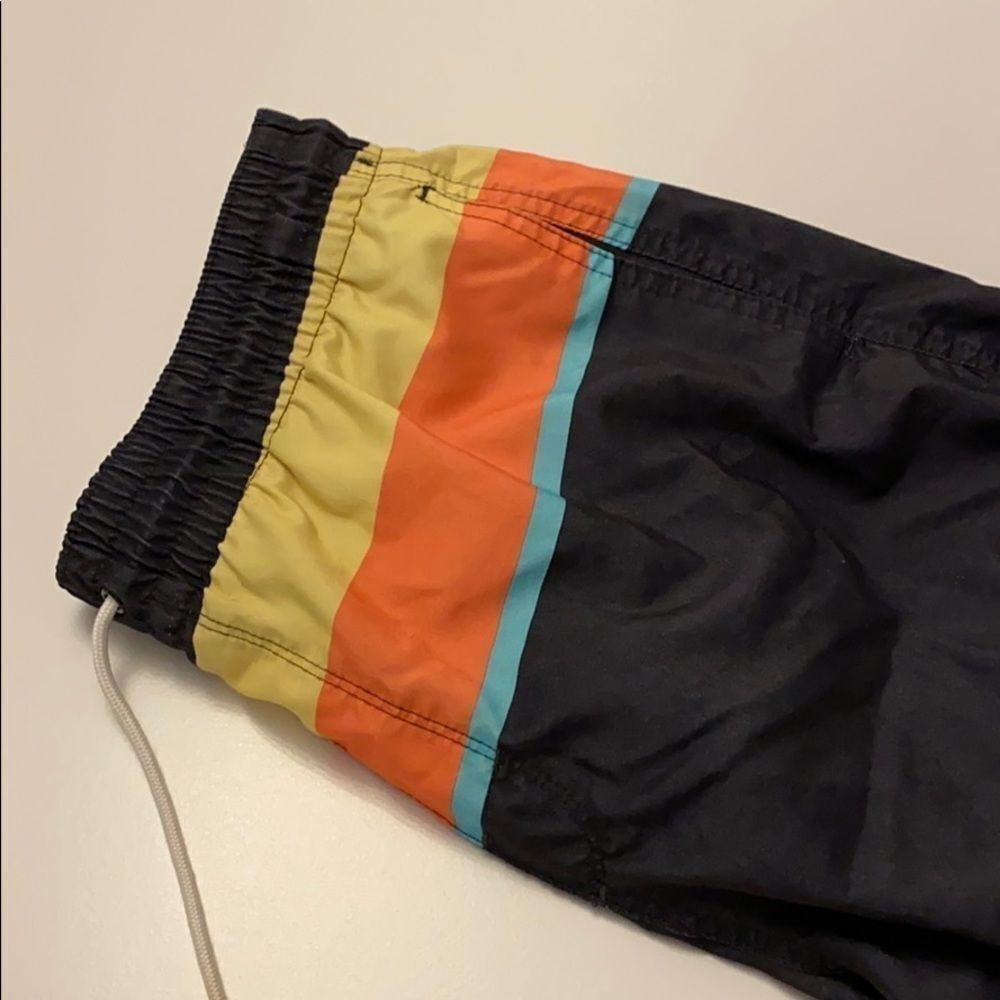 Old Navy Swim Trucks Charcoal Grey Multi Medium